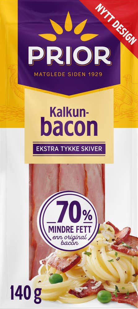 Prior Kalkunbacon Skivet