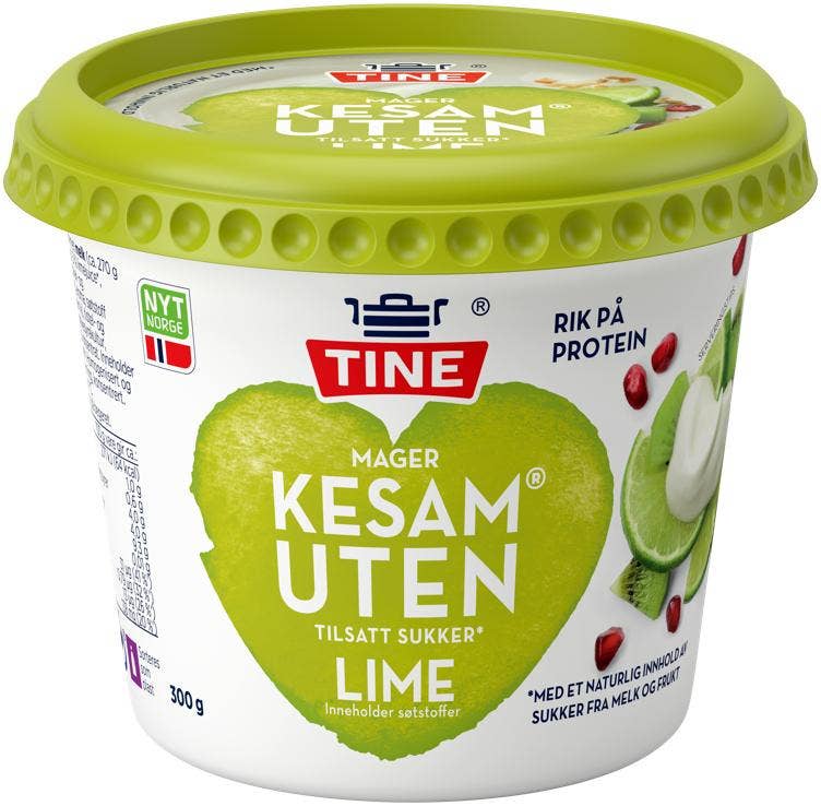 Tine Mager Kesam Lime Uten Tilsatt Sukker