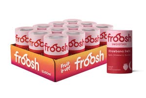 Froosh Smoothie Strawbana swirl Eple, jordbær og banan, 12 x 150 ml