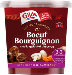 Gilde Det Gode Måltid Boeuf Bourguignon
