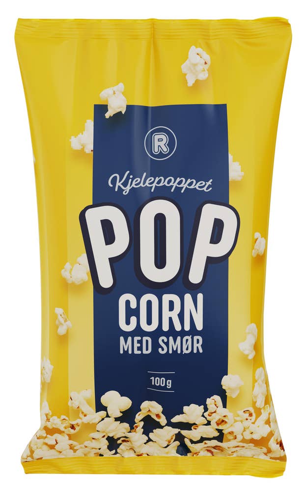 R Popcorn med smør