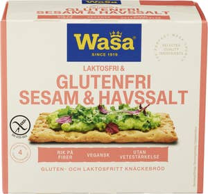 Wasa Knekkebrød Glutenfri Sesam & Havsalt