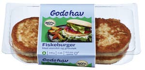 Gode Hav Fiskeburger med steinbit og gressløk
