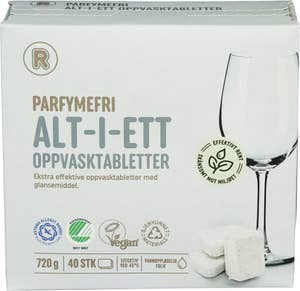 R Maskinoppvasktabletter