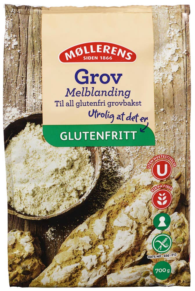 Møllerens Grov melblanding Glutenfri