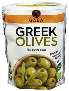 Gaea Green Greek Pitted Olives Økologisk