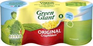 Green Giant Mais Crisp Niblets Store bokser, 3x198 g