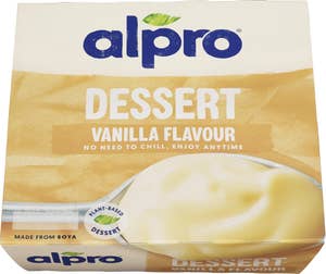 Alpro Soyadessert med vanilje 4 x 125 g