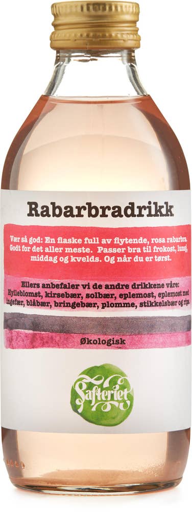 Safteriet Rabarbradrikk Økologisk