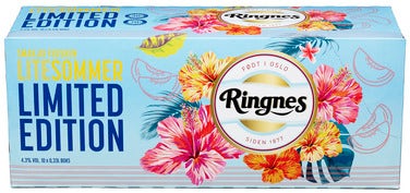 Ringnes Lite Fersken 10 x 0,33L