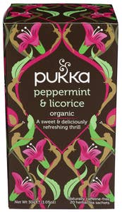 Pukka Peppermint & Licorice Tea 20 teposer