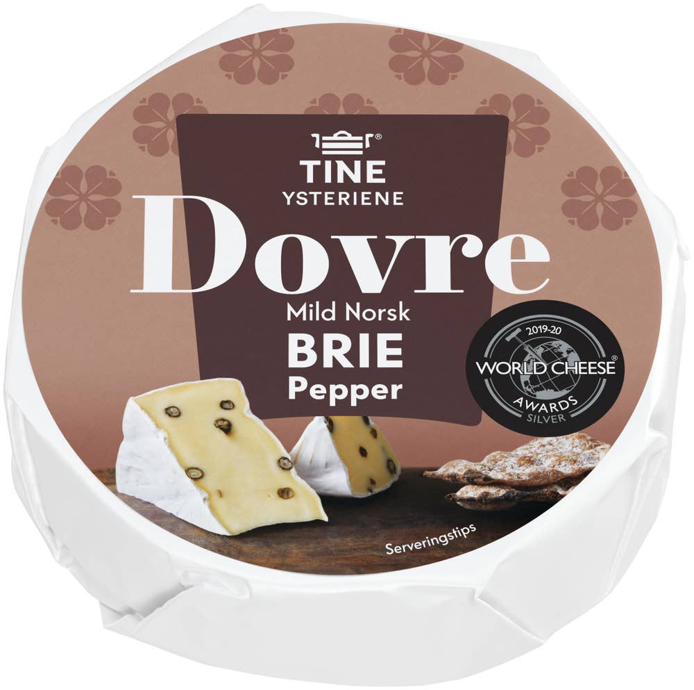 TINE Dovre norsk brie Pepper