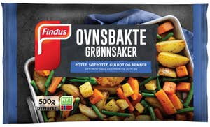 FINDUS Ovnsbakte Grønnsaker Urter Sitron og Hvitløk