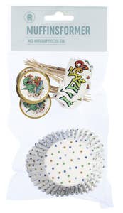 R Muffinsformer med pynt 20 stk