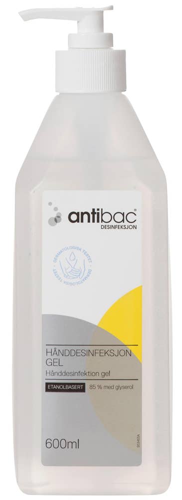 Antibac Hånddesinfeksjon gel Med pumpe 85%