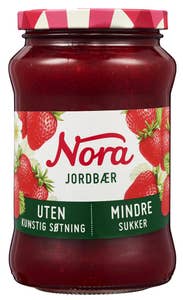 NORA Jordbærsyltetøy Mindre sukker
