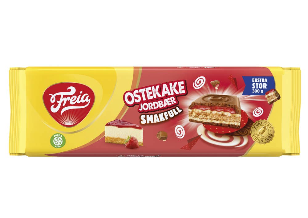 FREIA Smakfull Ostekake Jordbær