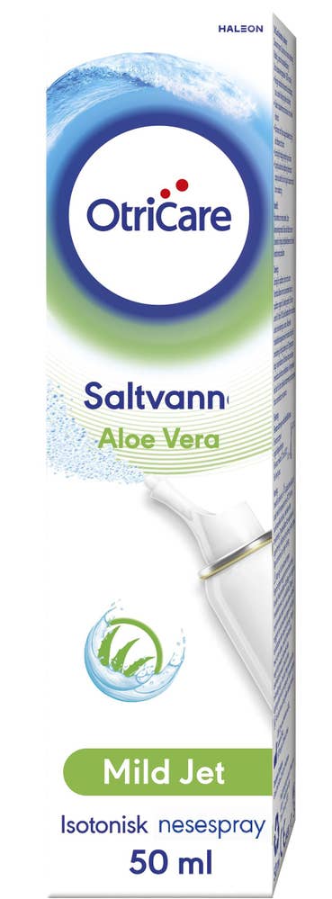 Otricare Aloe vera saltvannsspray Fra 2 år