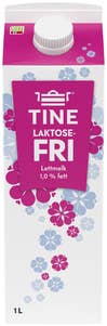 Tine Laktosefri Lettmelk 1% fett