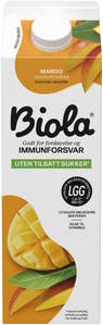 TINE Biola® yoghurtdrikk mango Uten tilsatt sukker
