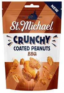 St.Michael Crunchy Coated Peanuts BBQ