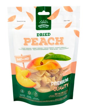 Sunshine Delights Fersken Tørket