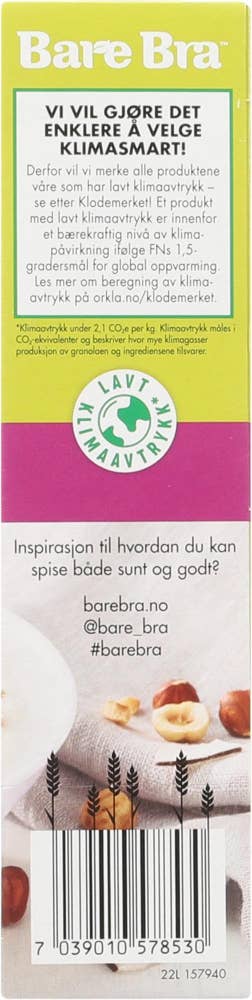 Bare Bra Granola Hasselnøtt og Kokos