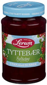 Lerum Tyttebærsyltetøy Uten tilsatt sukker