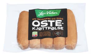 Leiv Vidar Kjøttpølse med ost