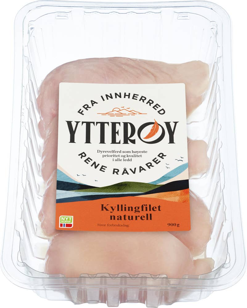 Ytterøy Kyllingfilet naturell Ikke saktevoksende