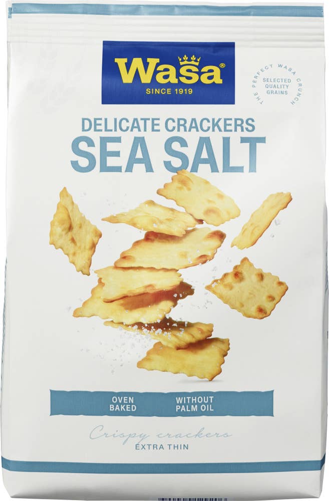 Wasa Kjeks Delicate Cracker Seasalt