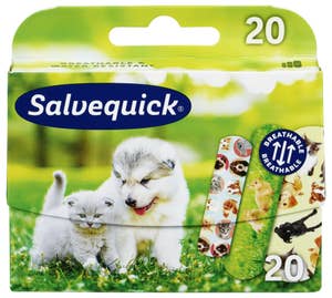 Salvequick Plaster med dyr Ulike størrelser