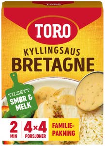 Toro Bretagne kyllingsaus Familiepakke