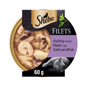 Sheba Filets Kylling, reker og saltvannsfisk