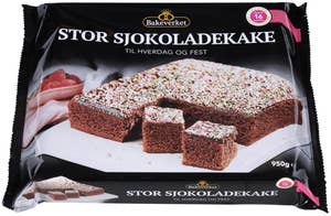 Bakeverket Stor sjokoladekake