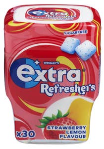 Extra Refreshers strawberry lemon Sukkerfri