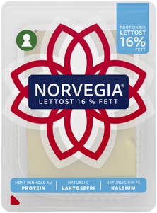 TINE Norvegia lett Skivet, 16% fett
