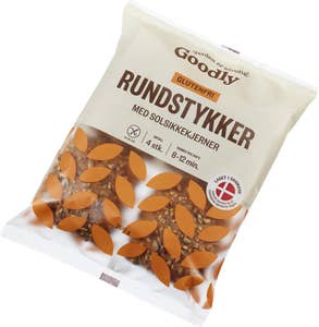 R Goodly Mørke Rundstykker M/frø Glutenfri 4x65g