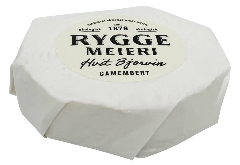 Rygge Meieri Hvit Bjorvin Camembert