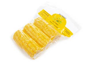 Sousvidekokte Maiskolber Som Er Delt India