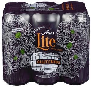 Aass Bryggeri Aass Lite Glutenfri 6 x 0,5l