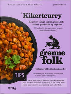 GRØNNE FOLK Fersk kikertcurry