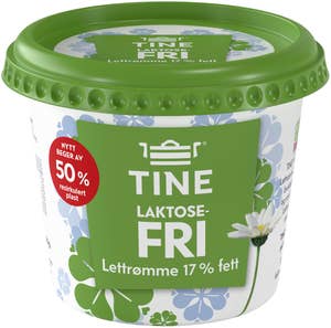 TINE Lettrømme Laktosefri, 17% fett