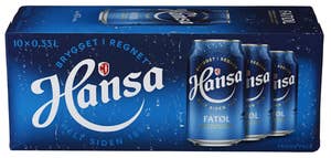 Hansa Fatøl fridgepack 10 x 0,33l