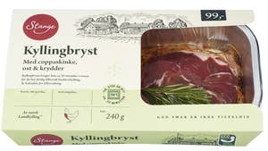 Stange Kyllingbryst med coppaskinke, ost og krydder