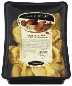 Temporin Fersk tortelloni Med steinsopp