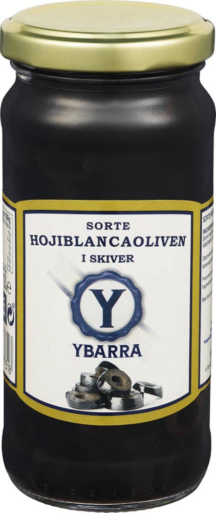Ybarra Sorte Hojiblancaoliven i skiver