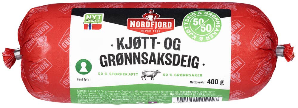 Kjøtt- og grønnsaksdeig