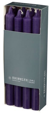 REMA 1000 Kronelys Lilla 24 cm