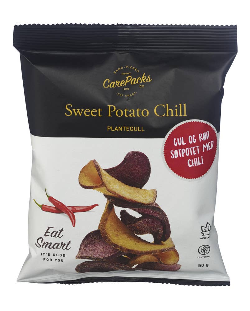 Carepacks Sweet Potato Chill Plantegull Gul og rød søtpotet med chili